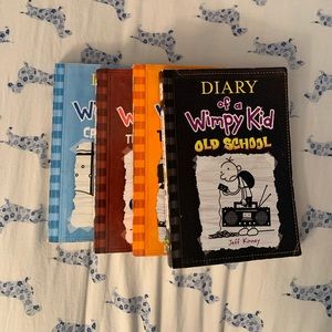 Diary of a Wimpy Kid #’s 6, 7, 9, and 10- Paperback